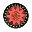 ラジコン カー 2.2インチ インターナル ビードロックホイール Internal Beadlock Wheels (4個のセット, レッド) 3