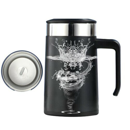 ポータブル冷却カップ 2分で降温 450ml 電気 電動 撹拌カップ 磁気撹拌 自動かき混ぜ 304ステンレス鋼 ..