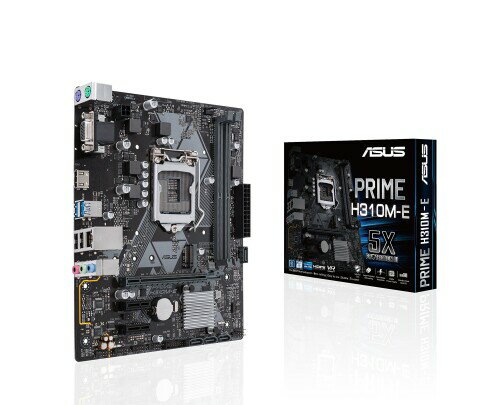 ASUS Prime H310M-E LGA1151（300シリーズ）DDR4 HDMI VGA mATXマザーボード（Prime H310M-E）