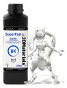 SuperFast 8K 3Dプリンタ用レジンで水洗浄が可能で、50umを05秒で印刷可能な超高速出力用レジン (1000g、Clear 透明)
