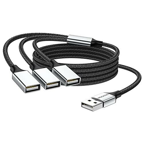 MOGOOD 3 in 1 USBP[uAUSBd 1IX3XUSB 2.0A_v^ 1 to 3 USB USBgP[u USB}`|[g[d/f[^]/m[gp\R/Mac