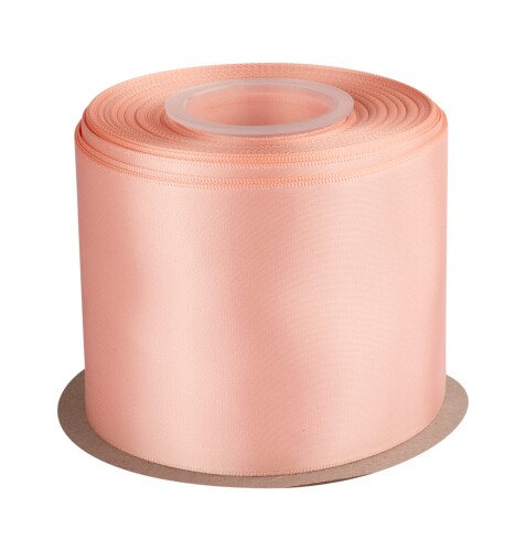 両面サテンリボン 幅75mm 長さ22M 手芸 DIY 花束 ギフト ラッピング 包装-ムーンストーン