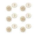 金ボタン メタルボタン 花柄 足付き ジャケット コート ブラウス シャツ カーディガン 手芸 12個セット#23-JD020 (18mm, ゴールド)