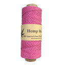 Hemp twine 麻紐 62m巻 2020シリーズ (0.5mm 25g 62m ピンクPink)