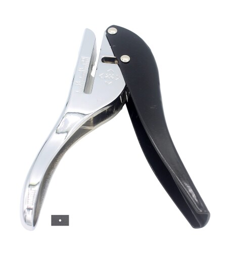 Kucaa 単穴2mm丸型 高耐久あけパンチ 手持ち1穴単穴ポータブルメタルプライヤーPVCカードや紙の穴あけ用