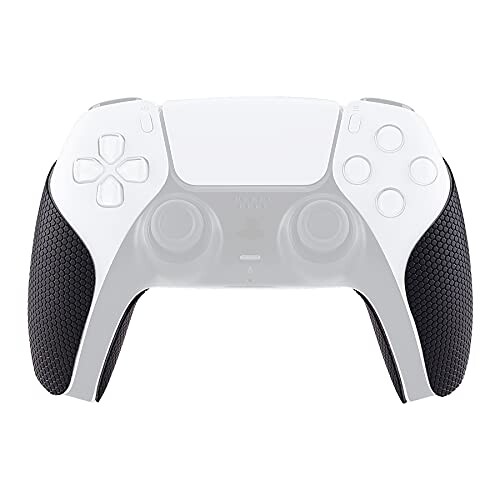 eXtremeRate PlayVital ps5コントローラーに対応する滑り止め汗吸収グリップ、ps5コントローラーに対応するソフトラバーパッドハンドルグリップステッカー、ハニカムテクスチャード加工表面