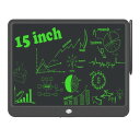 大画面の電子メモ帳、15インチのデジタル付箋、高輝度、電子パッド、ロック機能付き、電池交換可能、筆談ボード、LCD電子メモ帳、ペン付きパネル、消去ロック機能付き、学習、描画