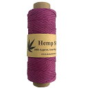 Hemp twine 麻紐 62m巻 2020シリーズ (1mm 50g 62m オーキッドOrchid)
