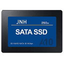 JNH SSD 250GB 3D NAND SATA3 6Gbps 内蔵 2.5インチ 7mm 550MB/s アルミ製筐体