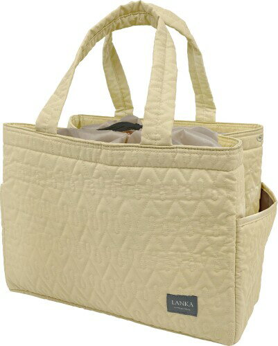 ダイカイ ポリ保冷 レジカゴバッグ キルトシズク BE W39×D20×H28cm 74220