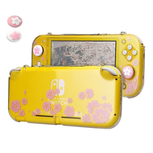 THN Switch Lite ケース スイッチライト カバー ニンテンドースイッチ ケース ハード PC 透明 ケース クリア 分体式 ケース 耐衝撃 軽量薄型 全面保護 着脱簡単 アナログスティックカバーコン