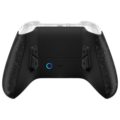 eXtremeRate xbox series S/X対応用テクスチャードVICTOR Xリマップキット、6プロファイル＆ブラック・リデザイン・バックシェル＆サイドレール＆4つのバックボタン-コントローラーは含まれて