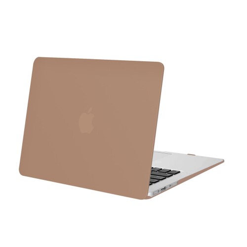 MOSISO 対応機種 MacBook Air 13 インチ A1369 / A1466 専用（2010-2017) プラスチック ハードケース 薄型 耐衝撃 保護 シェルカバー（キャラメル ブラウン）