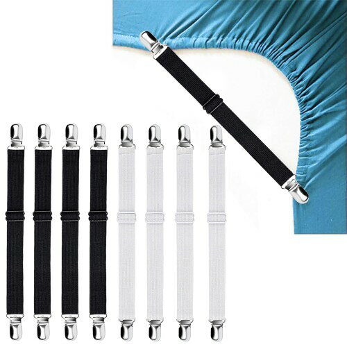 布団カバー ずれ防止 ズレ防止 クリップ 布団クリップ シート固定、調節可能、滑り止め、多機能調節、..