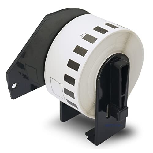 BETCKEY 互換の 長尺紙テープ(映画) 感熱紙 Brother用 ブラザー DK-2211 (29mm x 15.24m) 対応機種：感熱ラベルプリンター用 QL-800 QL-820NWB QL-700 QL-550 QL-720NW QL-650TD (1ロール + 1個 セット/)