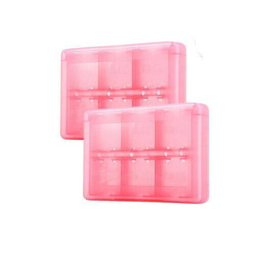Coehaopike 2 個入りDS・3DS カセットケース ソフトケース カード22枚収納 コンパクト 全28点収納可能 メモリーカード タッチペン 携帯型 持ち運び (ピンク) Coehaopike 2 個入りDS・3DS カセットケース ソフトケース カード22枚収納 コンパクト 全28点収納可能 メモリーカード タッチペン 携帯型 持ち運び (ピンク)