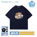 TINY SPARK 転写シート アイロンプリントシート1.0 正像印刷 黒・濃色生地用 A4 アイロン転写シート 洗濯に強い 通気性良好 インクジェットプリンター (10枚)