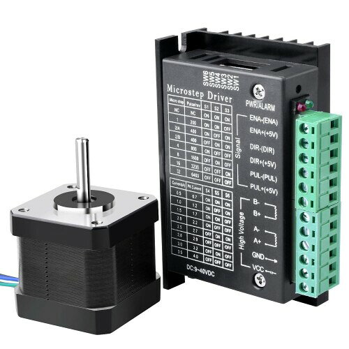 Airika 3Dプリンター用 ステッピングモーター NEMA17 ステッピングモーター バイポーラ ドライバー コ..