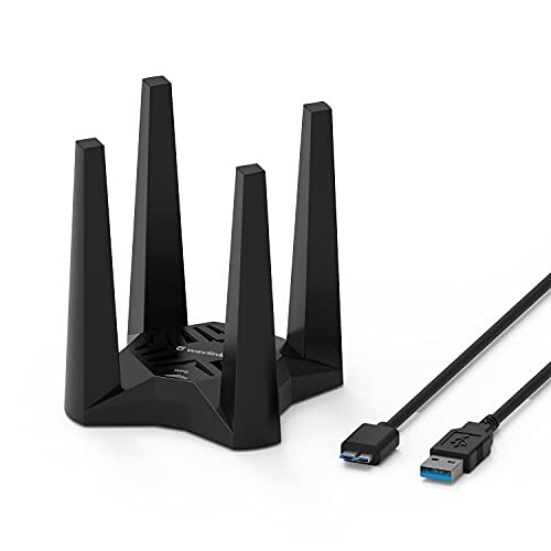 WAVLINK WiFi LAN q@ AC1900Ki 1300+600Mbps fAoh USB3.0 A_v^[ WPS{^ z@\N[ht ʐM4X5dBi Windows7/8/10/Mac OS X ɑΉ