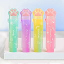 消しゴム 小学生 よく消える スティック消しゴム 消しゴム ペン 猫 可愛い 文房具 4個入り(グラデーションカラー)