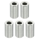 PATIKIL M3ステンレススペーサー 5個セット メタルスペーサー ステンレススチール 内径3.1mm 外径6mm 長さ10mm 1/8