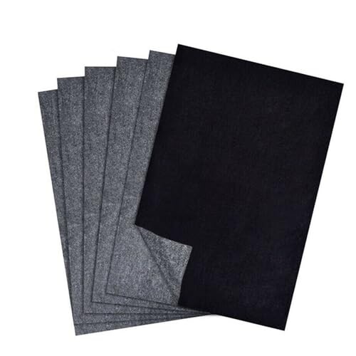 LOYELEY 複写紙 100枚入り カーボン紙 A4 片面 下絵の複写 画用? ブラックグラファイト転写 図案 版画 スケッチ 美術 工芸 手芸