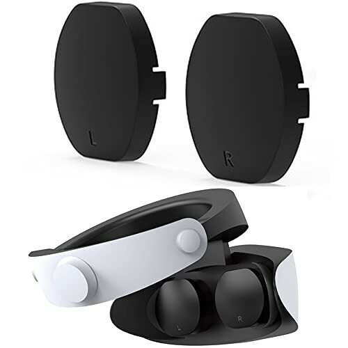 Miimall対応Playstation VR2 ケース PS VR2 レンズカバー 衝撃吸収 埃防止 擦り傷防止 軽量 完璧対応 脱着簡単 水洗可能 PS VR2 レンズスキン 完璧保護(ブラック Miimall対応Playstation VR2 ケース PS VR2 レンズカバー 衝撃吸収 埃防止 擦り傷防止 軽量 完璧対応 脱着簡単 水洗可能 PS VR2 レンズスキン 完璧保護(ブラック