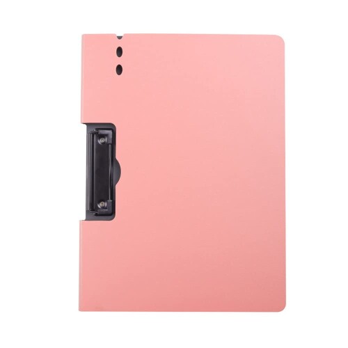 Costowns 二つ折り ダブルクリップファイル 横型クリップ バインダー クリップボード 便利なペン入穴付 100枚A4資料用紙が収納可 360°折り畳み可...