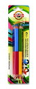 KOH-I-NOOR(コヒノール) セット ジャンボ 色鉛筆 2195 5 DUO 5 in SET 2195005001BL