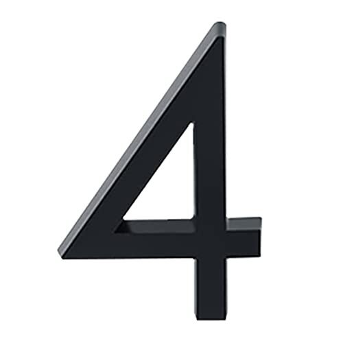 Zayookey 家屋番号 数字 0-9 壁の装飾 1個セット 革新的なDIY カフェ 装飾 住所番号 アドレス 壁掛け 看板桁 黒色 多用途 ドア番号 表札 ...