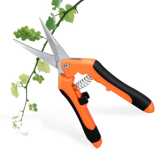 剪定ハサミ 剪定ばさみ園芸ばさみ 園芸高炭素鋼刃 鋏 剪定鋏 園芸鋏 握りやすい 庭木 枝切り野菜収穫に..