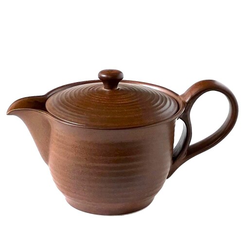 風景ドットコム 常滑焼 コーヒー ポット 日本製 (ブラウン, 350ml)