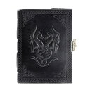 Komal's Passion Leather ハンドメイド レザー ダブルドラゴン ジャーナル/ライティングノート 日記/綴じ デイリーメモ帳 男女兼用 罫線...