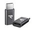 Rampow Micro USB to USB Type-C Ѵץ3A® USB2.0ǡžб 10000ʾȴƥ Sony Xperia XZ/XZ2, Samsung Galaxy S9/S8/A3/A7/A9/C5/7pro/C9, Macbook Pro, Nexus 5X/6P, ɥ¿