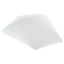 PATIKIL 20 x 14.5 cm 収縮プラスチックシート 10個 印刷可能 サンディング 空白 熱収縮アートフィルム紙 クリエイティブクラフト DIY製作 装飾品用 ホワイト