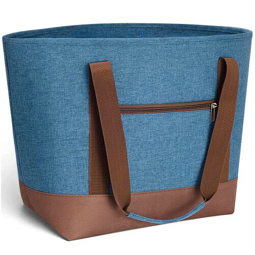 RVSNQ 保冷バッグ 大容量 ジッパー付き ランチバッグ 折りたたみ式 エコバッグ 保温 バック 食品収納 軽量 多機能 保冷ランチトート 通勤、通学、桜鑑賞...