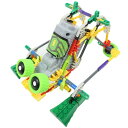 ロボット TradeArch 組み立て式 ロボット モーター搭載 動く おもちゃ 電動 立体パズル 工作 (グリーン)