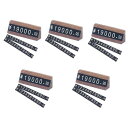 5個セット プライスカード 木製 おしゃれ プライス台 セット 10枚プライス数字プレート 値札 キューブ 価格表示 プライスキューブ ディスプレイ