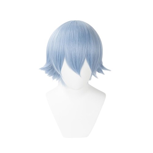 YukiHalolj メンズ スモッグブルー ウィッグ 男女両用 耐熱 ふわふわ 毛 かつら 万用型 コスプレ?装用 ウィッグ ファイバー コスチューム イベン...