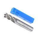 CoCud 4フルート螺旋エンドミルビット 直径9mm 長さ19mm 高速度鋼製ストレートフライスカッター(収納ケース付き)-(用途:合板 ハードウッド プラスチック用)