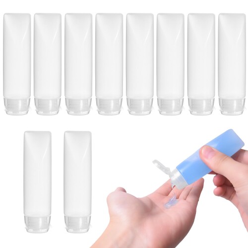 (bumbee) 小分けボトル トラベルボトル 旅行詰め替え容器 x化粧品 ミニボトル 10個セットx（化粧水 クリーム シャンプー 詰め替え） (30ml)