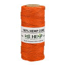 手芸用品麻紐 約 1mm, 長約 62m (011 ORANGE)