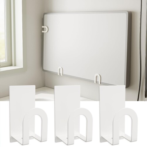 風呂ふたホルダー マグネット 浮かせて収納 風呂蓋収納 風呂ふたフック 風呂蓋スタンド 組合せ風呂ふた用 乾きやすい 簡単設置 耐荷重5kg ( 3枚セット)