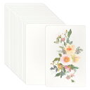 水彩紙 カードサイズ 水彩画用紙 ポストカード 中目 300gsm 50枚入り 水彩紙 方形 10 x 15 cm ブックマーク 紙 無地 サンキューカード、招...