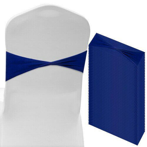 M METERXITY 50パック スパンデックスチェアサッシ チェアバンドスライダーサッシ 伸ばしチェアカバー..