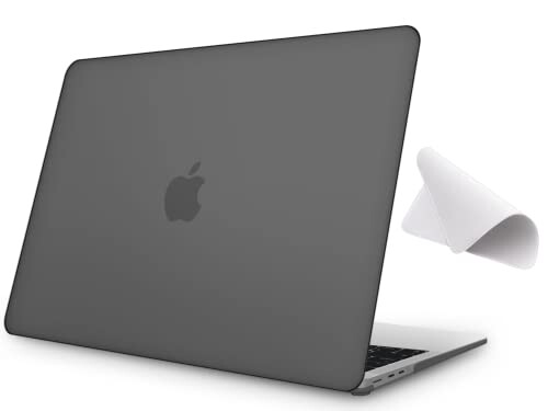 MOTOJI MacBook Air 13.6インチ 用 マット加工 ブラック ケース カバー 2022年発売 M2チップ搭載 モデル 指紋防止 おしゃれ 人気 薄型 耐黄変 耐衝? 男子 マックブックエアー クリスタル 保護ケ