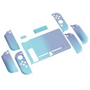 PlayVital AlterGrips Nintendo Switchに対応用人間工学に基づいたグリップカバーと保護シェル、ジョイコンのシェル&グラスフィルム...