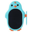 電子メモ 電子メモパッド デジタルメモ かわいい ペンギン (ブルー)(2)