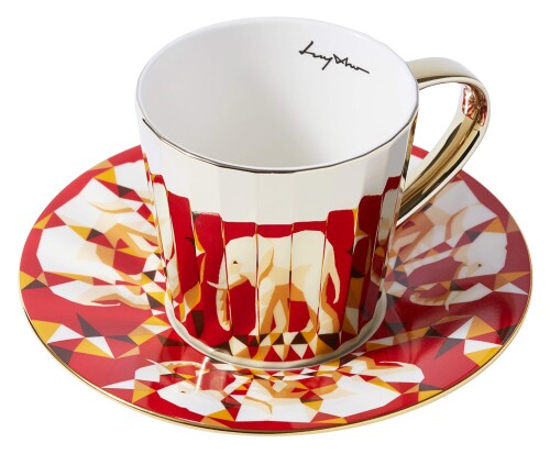 (JP) Luycho Mirror Cup & African Elephant_330ml