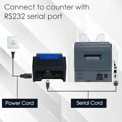 RIBAO RB-58-RP サーマルPOSプリンター レシートプリンター BC-55 BC-40 BCS-160 混合紙幣 マネーカウンター 58mm USBキャッシュ引き出しインターフェース PC用ではありません